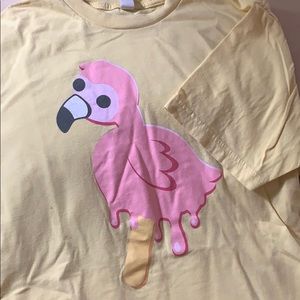 Flamingo (Youtuber) melting pop t-shirts. XS